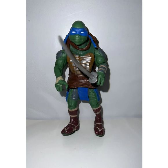 Teenage Mutant Ninja Turtles Movie Leonardo 5" Figure tmnt Leo 2014 Playmates - Picture 1 of 2